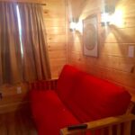 Real McCoy Cabins futon for sleeping