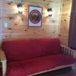 Real McCoy Cabins futon sofa