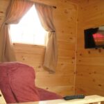 Real McCoy Cabins inside with TV