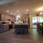 kitchen and dining room