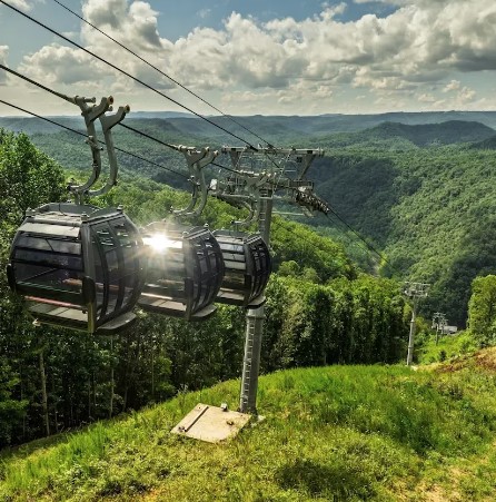 pipestem State Park Tram Ride